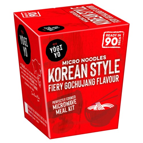 Yogiyo Korean Style Fiery Gochujang Flavour Micro Noodles