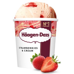 Haagen-Dazs Strawberries & Cream Ice Cream