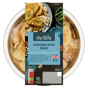 Morrisons The Best Garlic & Black Pepper Chicken Kyiv Bake 375g