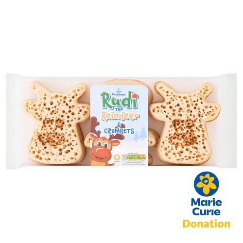 Morrisons Rudi The Reindeer Crumpets