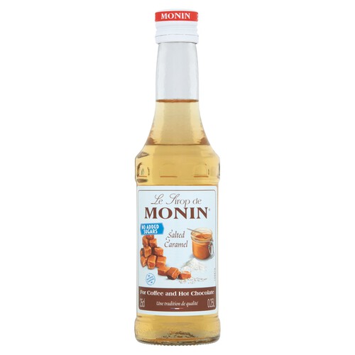 Monin No Added Sugar Salted Caramel Syrup