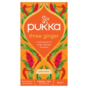 Pukka Organic Wild Apple & Cinnamon Herbal Tea with Ginger and Orange 20 Tea Bags 40g