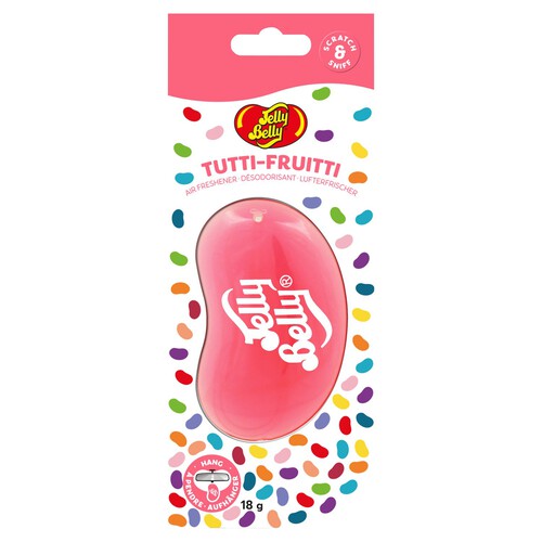 Jelly Belly Tutti Fruitti 3D Gel Car Air Freshener