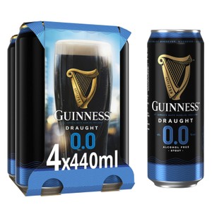 Guinness Draught Stout Beer 4 x 440ml Can