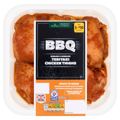 Morrisons Teriyaki Thigh Fillets 400g