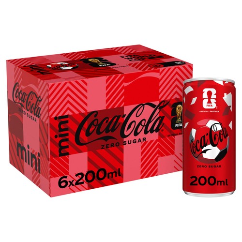Coca-Cola Zero 6x200ml