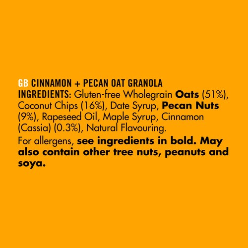 Spoon Cereals Cinnamon + Pecan Granola 
