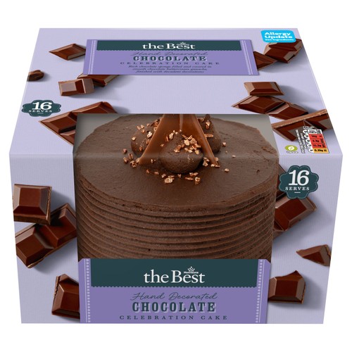 Morrisons The Best Hand Decorated Chocolate Celebration Cake Serves 16