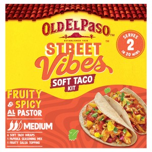 Old El Paso Mexican Street Vibes Tinga Soft Taco Kit 257g