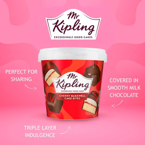Mr Kipling Cherry Bakewell Cake Bites 220g