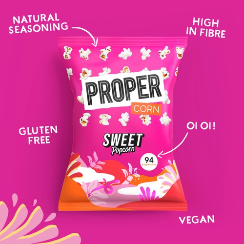 Proper Corn Sweet Popcorn 90g
