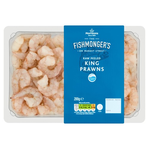 Morrisons Market Street Raw Peeled King Prawns