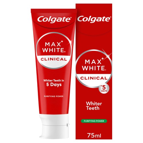 Colgate Max White Clinical Purifying Power Teeth Whitening Toothpaste