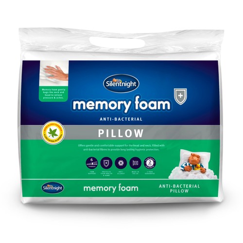 Silentnight Memory Foam Anti-Bacterial Pillow