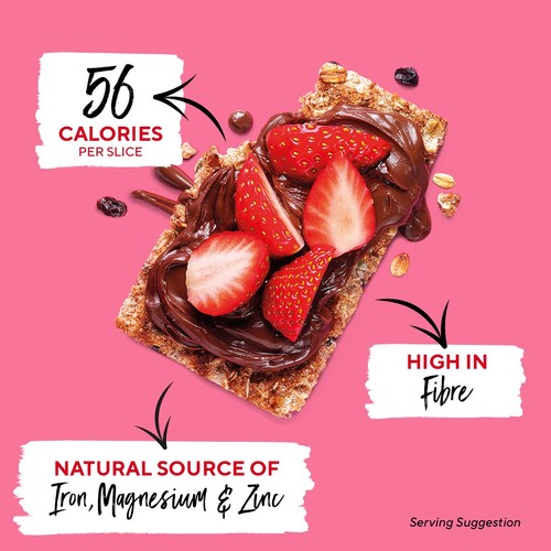 Ryvita Crispbread Fruit Crunch Currant Seed & Oat Crackers 