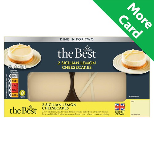 Morrisons The Best Twin Lemon Cheesecake