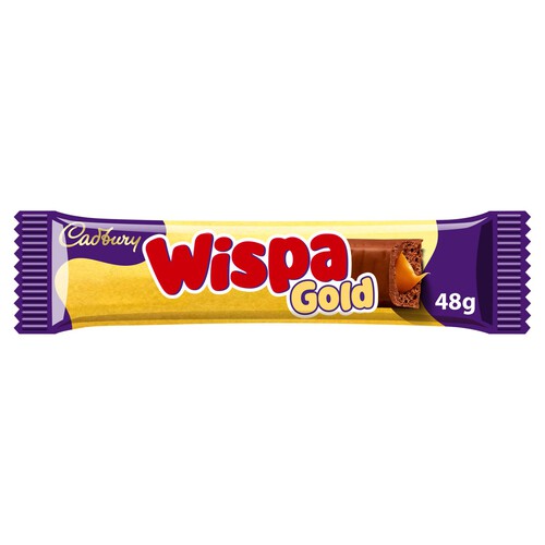 Cadbury Wispa Gold Chocolate & Caramel Bar Single