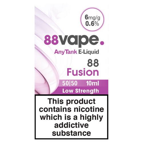 88Vape E-Liquid Fusion 6mg