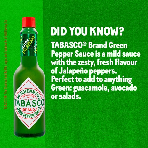 Tabasco Mild Green Hot Pepper Sauce 