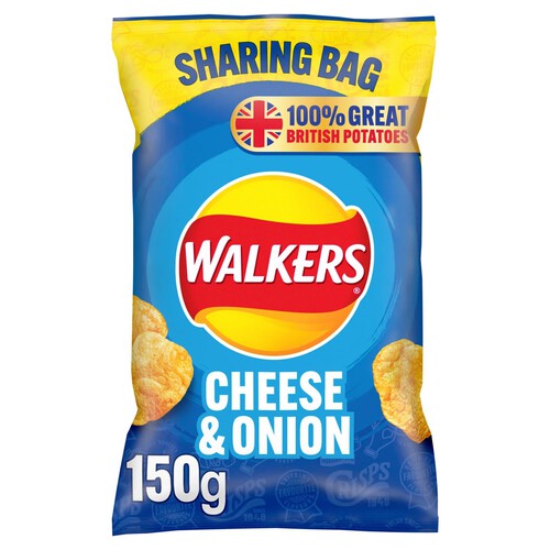 Walkers Cheese & Onion Sharing Crisps