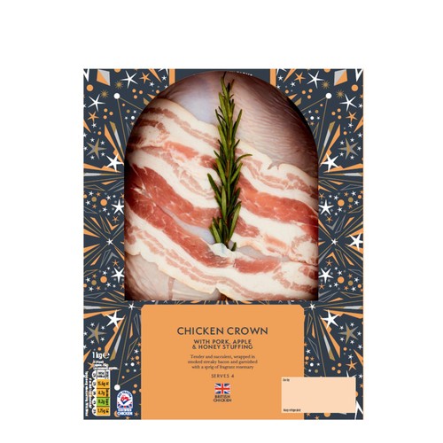 (CP) Morrisons The Best Chicken Crown With Pork, Apple & Honey Stuffing 1kg