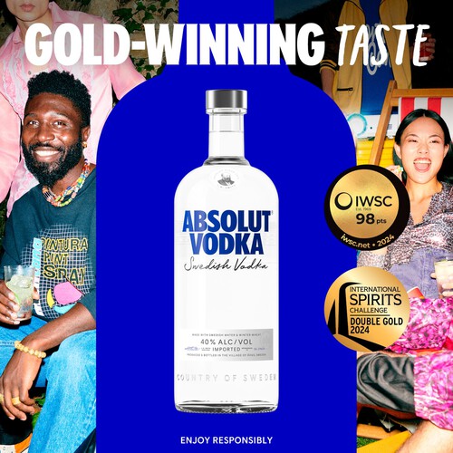 Absolut Blue Original Swedish Vodka