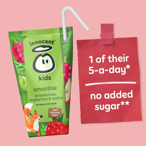 Innocent Smoothies Kids Strawberries, Raspberries & Apples