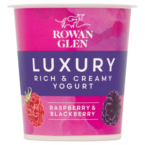 Rowan Glen Luxury Rich & Creamy Raspberry & Blackberry Yogurt 150g 
