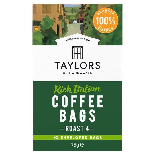 Taylors of Harrogate Rich Italian Coffee Bags 10s