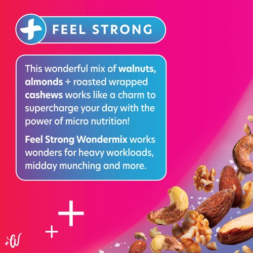 Whitworths Wondermix Feel Strong Nut Mix   190g