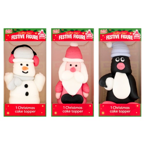 Cake Decor Festive Figure 1 Edible Christmas Cake Decoration