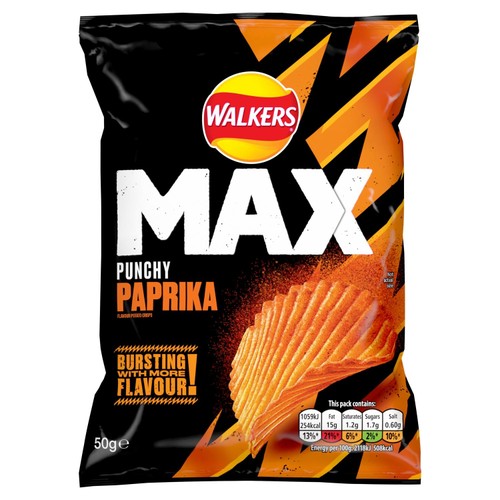 Walkers Max Paprika Crisps