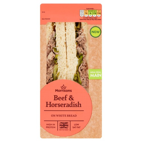 Morrisons Roast Beef & Horseradish Sandwich