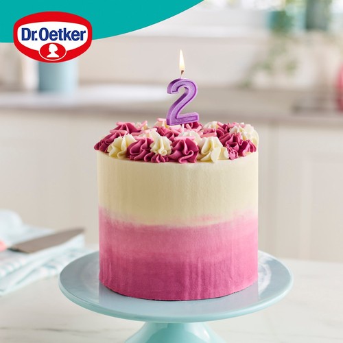 Dr. Oetker Number 2 Candle