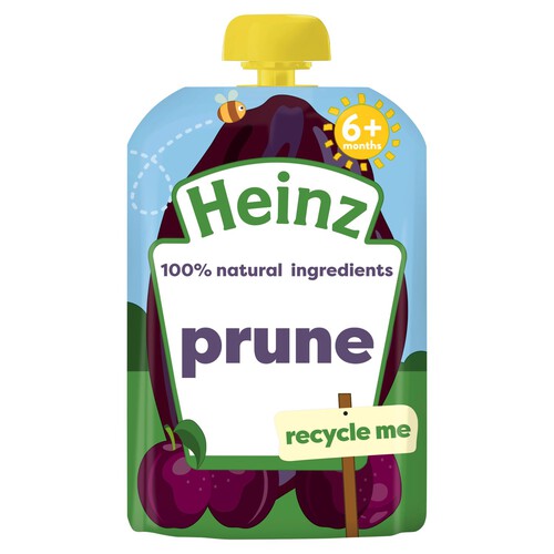 Heinz Prune Baby Food Fruit Pouch 