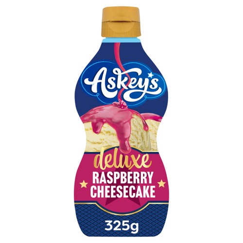 Askey's Deluxe Raspberry Cheesecake Flavour Treat Sauce   325g