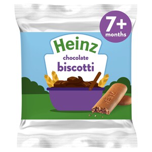 Heinz 7 Mths+ Chocolate Biscotti Biscuits | Morrisons