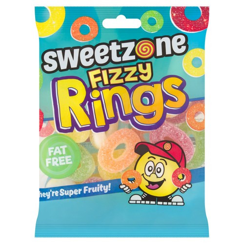 Sweetzone Fizzy Rings 170G