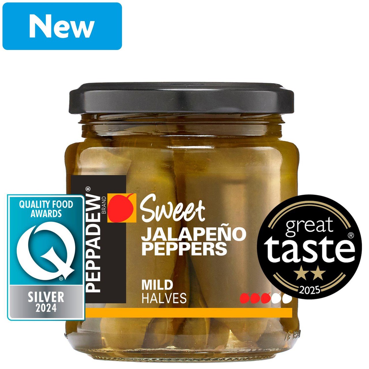 Peppadew Sweet Jalapeno Peppers Mild Halves 260g