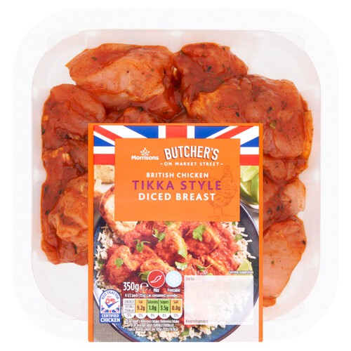 Morrisons Tikka Style Diced Chicken Breast