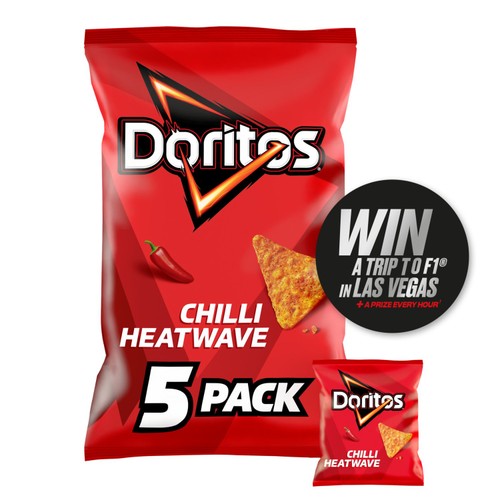 Doritos Chilli Heatwave Tortilla Chips Multipack Crisps