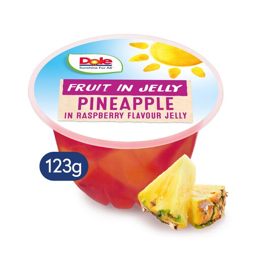 Dole Pineapple In Raspberry Jelly Fruit Snacks