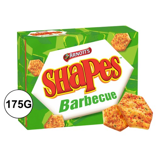 Arnott's Shapes BBQ Crackers 175g
