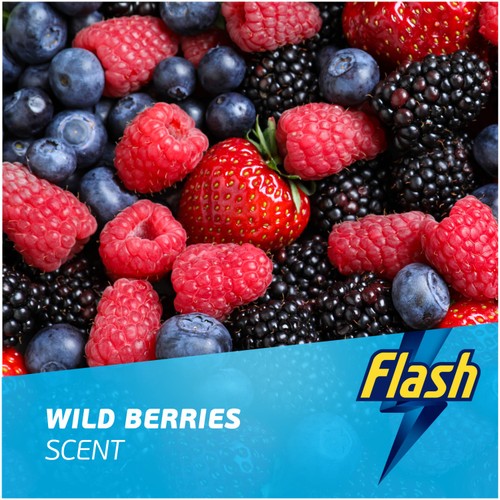 Flash Spray Wipe Done Antibacterial Cleaning Spray Wild Berries