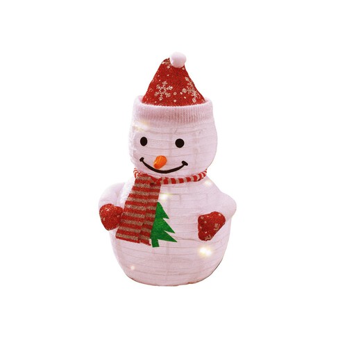 Gold Talent Pop Up Lit Snowman