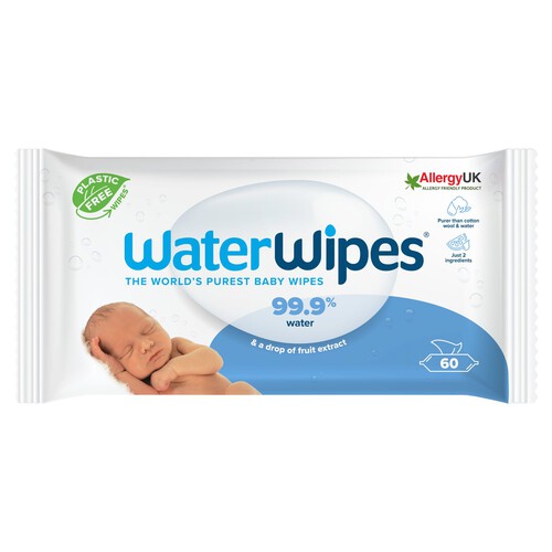 WaterWipes Original Baby Wipes 60 wipes