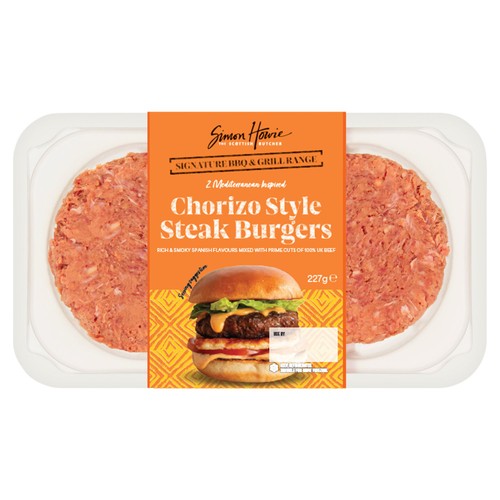 Simon Howie Chorizo Style Burgers 227G