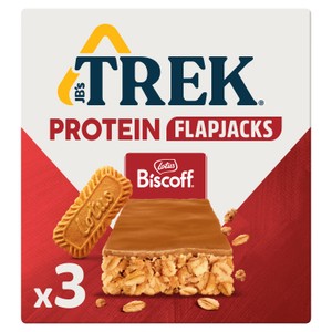 Trek Protein Flapjacks with Lotus Biscoff 3x50g