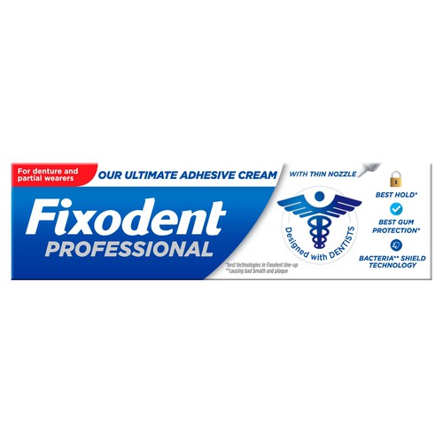 Fixodent Professional Adhesive Denture Cream 