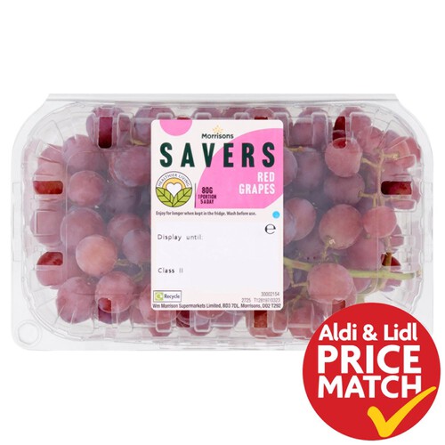 Morrisons Savers Red Grapes